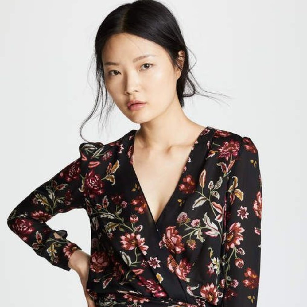 NWT A.L.C. Haven Silk Floral Dress - Picture 3 of 8